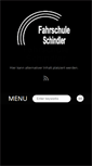 Mobile Screenshot of fahrschule-schindler.de