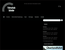 Tablet Screenshot of fahrschule-schindler.de