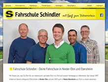 Tablet Screenshot of fahrschule-schindler.com